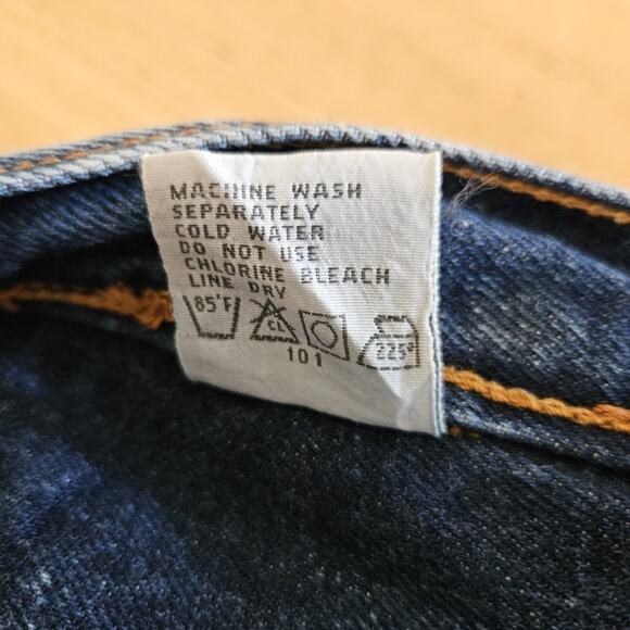 Gitano Vintage 80's High Waisted Mom Jeans - Acid Blue - size 14 - EUC - Picture 6 of 12